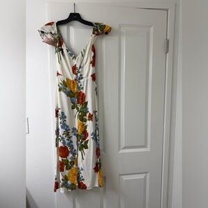 Reformation Multicolor Floral Maxi Dress